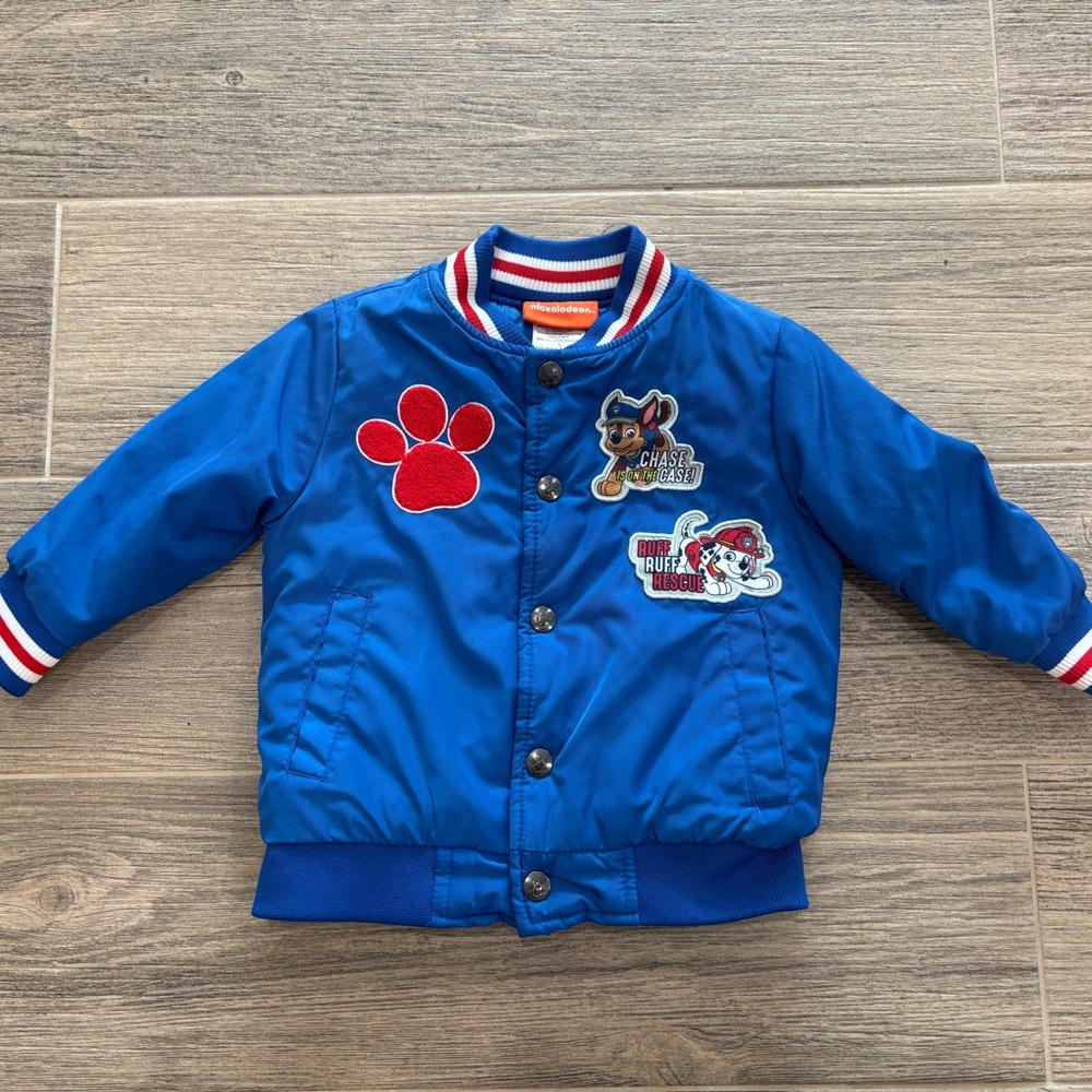 Paw Patrol Blue Jacket with Red and White Accents